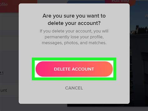 tinder account verwijderen|How to Delete a Tinder Account